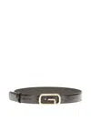 Gucci Women Reversible Belt Featuring A G Square Buckle In Brown