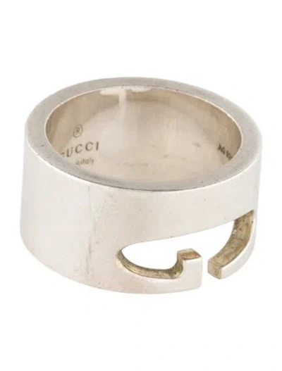 Pre-owned Gucci G Cutout Ring In Multi