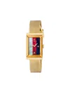 Gucci Ya147410 G-frame Yellow Gold-plated Pvd And Mother-of-pearl Quartz Watch In Gold ,gold