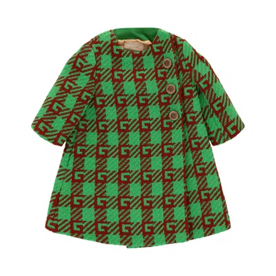 Pre-owned Gucci G Pattern Coat 'green' | Kid's Size 5
