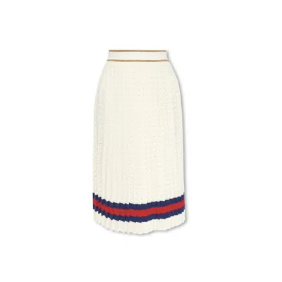 GUCCI G RHOMBUS KNIT SKIRT