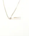 Gucci G Square Bar Silver Necklace