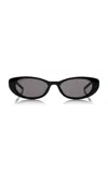 Gucci G String Cat-eye Acetate Sunglasses In Black