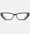 Gucci Cat Eye-frame Glasses In Black