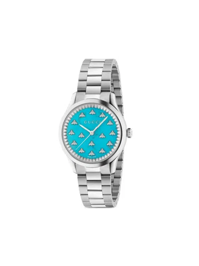 Gucci G-timeless Multibee 32mm In Blau