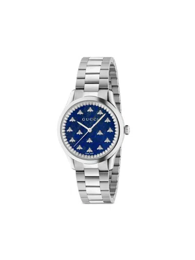 Gucci G-timeless Multibee 32mm In Blue