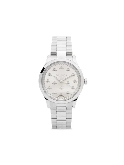Gucci G-timeless 32mm In Silver