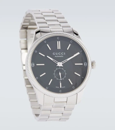 Gucci G-timeless 40mm Steel Watch In Grey