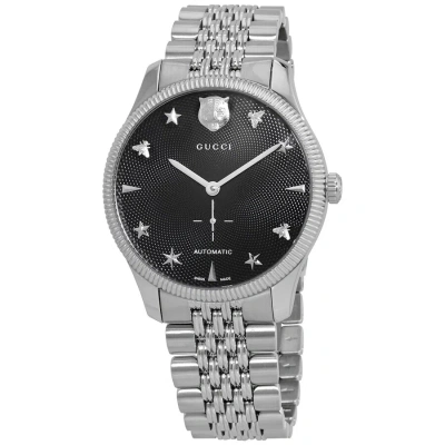 Gucci G-timeless Automatic Black Dial Men's Watch Ya126353