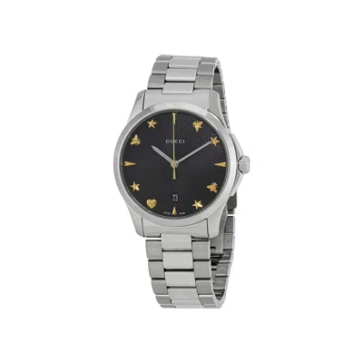 Pre-owned Gucci G-timeless Bracelet Watch 'stainless Steel' | Silver | Men's Size Onesize