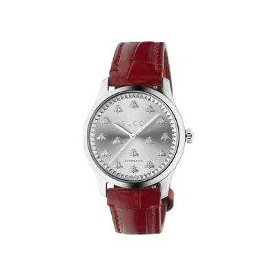 Pre-owned Gucci G-timeless Dial Automatic Watch 'stainless Steel' | Silver | Men's Size Onesize