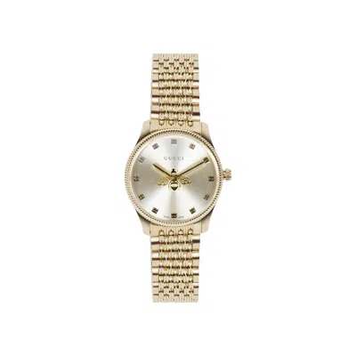 Pre-owned Gucci G-timeless Dial Bracelet Watch 'gold' | Women's Size Onesize