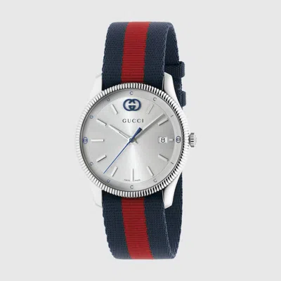 Gucci G-timeless Watch In Blue Red Blue