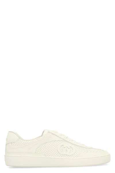 Gucci G75 Leather Low-top Sneakers