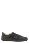 Gucci Mens G74 Tonal Canvas And Suede Sneakers In Gray