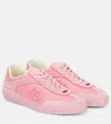 Gucci G75 Suede-trimmed Sneakers
