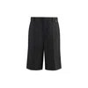 Gucci Shorts Dark Grey In Wool Twill Men In Black