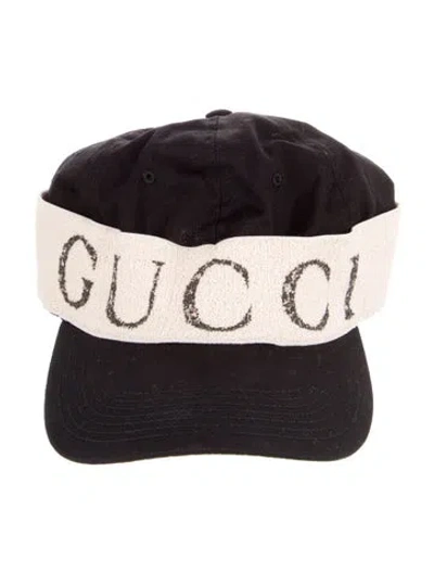 Pre-owned Gucci Gabardine Headband Baseball Cap