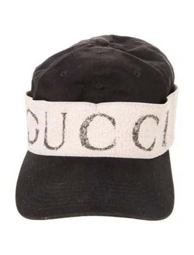 Pre-owned Gucci Gabardine Headband Baseball Cap