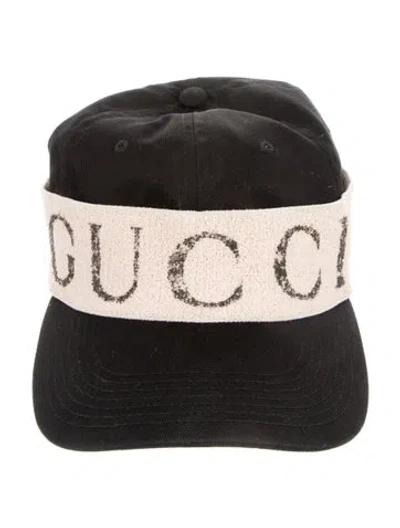 Pre-owned Gucci Gabardine Headband Baseball Cap