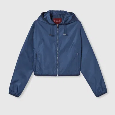 Gucci Gabardine Jacket With Metal Logo