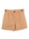Gucci Gabardine Shorts In Beige