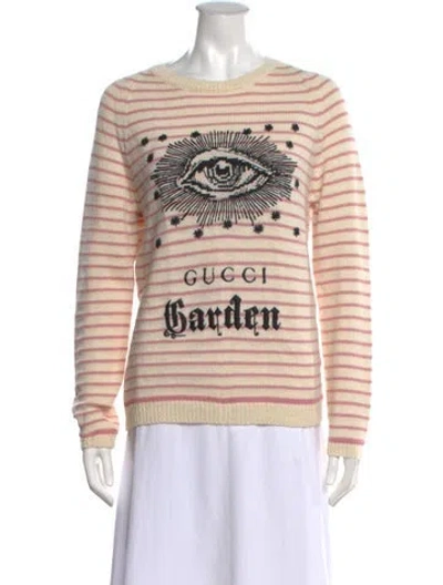 Pre-owned Gucci Garden Alpaca Sweater In Multicolor