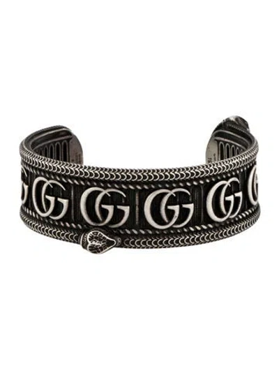 Pre-owned Gucci Garden Gg Snake Cuff Bracelet, 7" In Multi