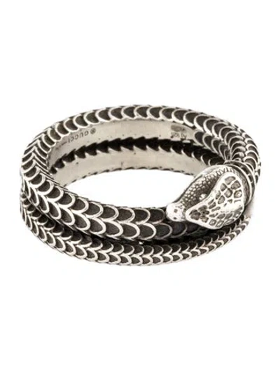Pre-owned Gucci Garden Snake Ring In Multi