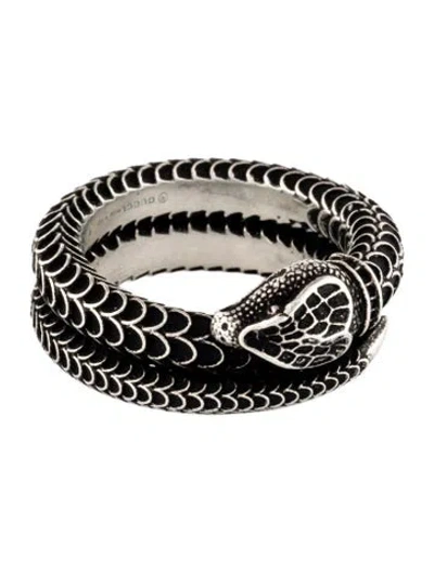 Pre-owned Gucci Garden Snake Ring In Multicolor