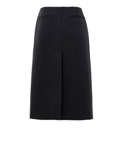 Gucci Gaucho Skirt In Black