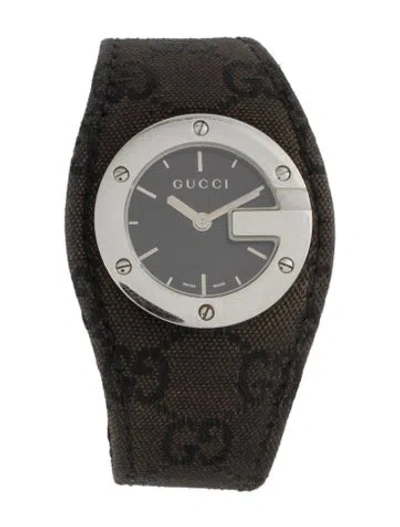 Pre-owned Gucci G-bandeau Watch In Multi