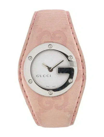 Pre-owned Gucci G-bandeau Watch In Multi