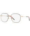 Gucci Gg1197oa003 Gold Gold Transparent In Yellow