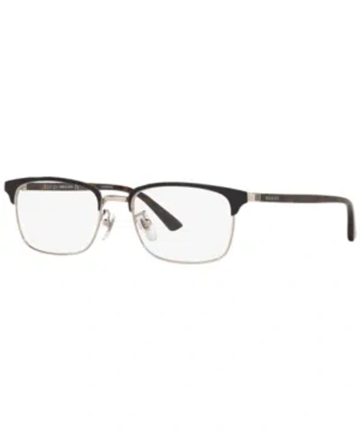Gucci Gc001196 Men's Rectangle Eyeglasses In Blue