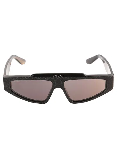 Gucci Gc1591s Sunglasses In 001 Black Black Grey