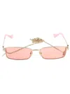 Gucci Gc1600s Sunglasses In Gold