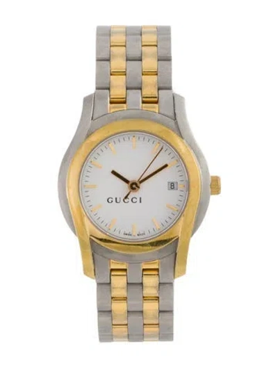 Pre-owned Gucci G-class Watch, 27mm In Multi