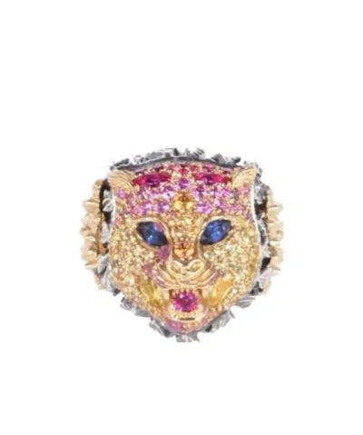 Gucci Gemstone Ring In Gold