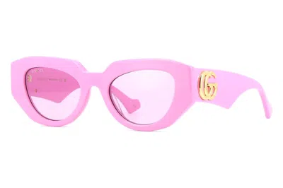 Pre-owned Gucci Generation Sunglasses Pink/brown (gg1421s-004)