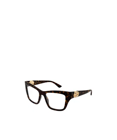 Gucci Geometric Flat Lens In Red