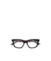 Gucci Square-frame Logo-plaque Glasses In Black