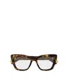 Gucci Geometric Flat Mirror In Brown