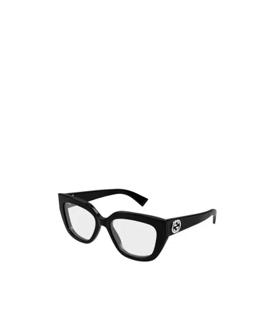 Gucci Geometric Flat Mirror In Black