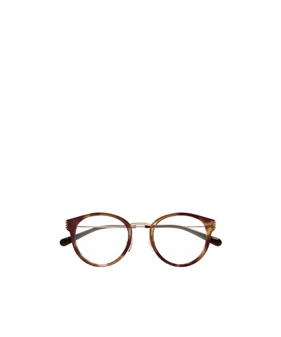 Gucci Geometric Flat Mirror In Brown