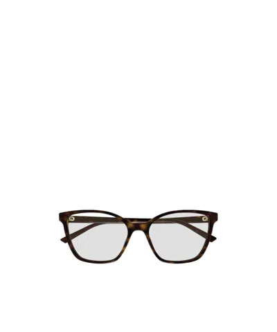 Gucci Geometric Flat Mirror In Brown