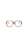 Gucci Geometric Flat Mirror In Brown