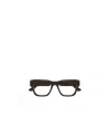 Gucci Tortoiseshell Logo-engraved Glasses In Dark Havana
