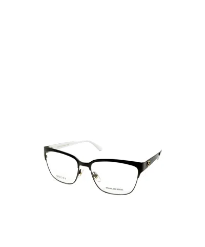 Gucci Geometric Flat Mirror In White