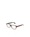 Gucci Geometric Frame Flat Mirror In Brown